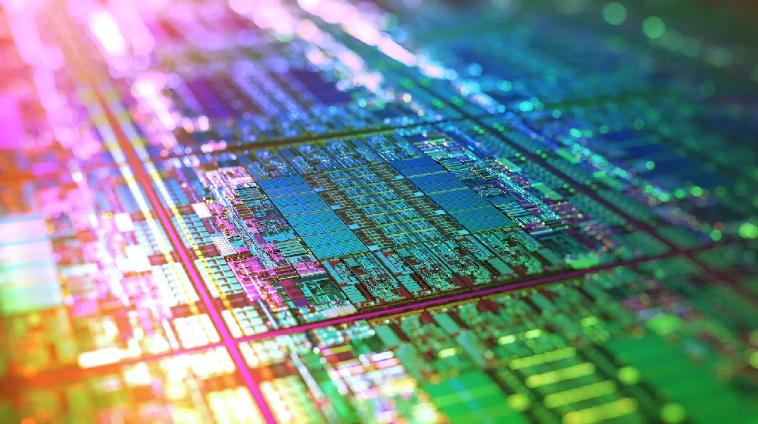 AI accelerator chip close up for Cogniware infrastructure optimization